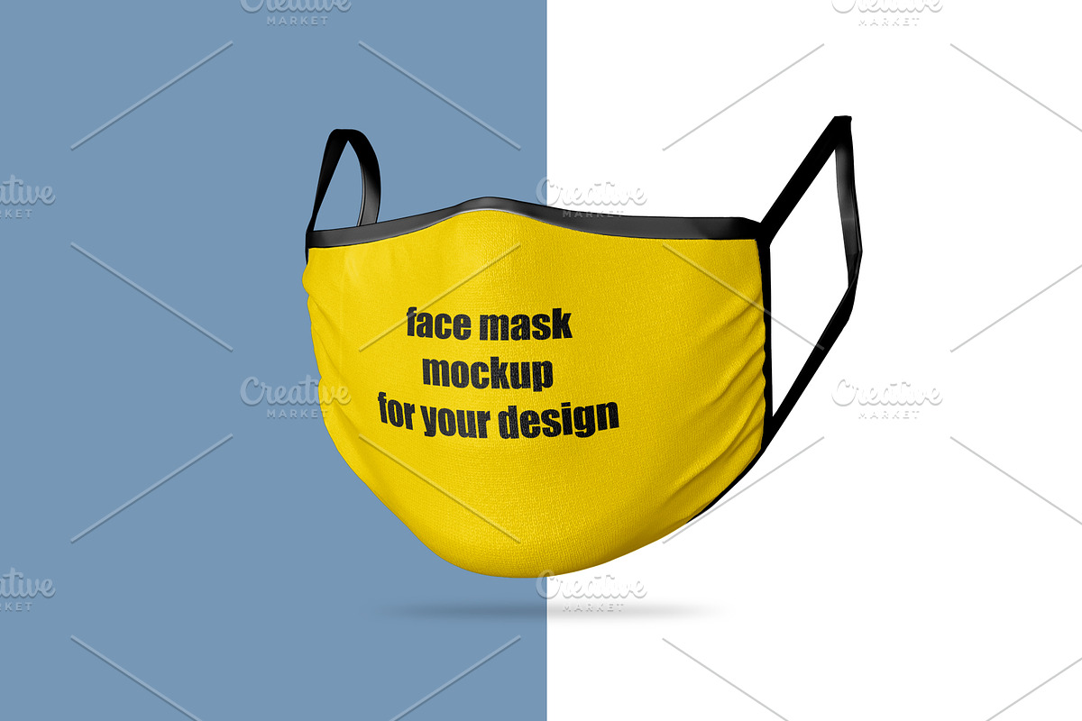 Face mask new mockup, a Mask Mockup by Radmila (Photo 2 of 5)
