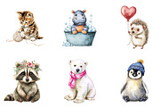 Baby Animal PNG Clipart, an Illustration by DreamArtGraphic (Thumbnail 3 of 5)