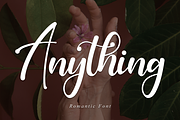 Anything, a Script Font by Majelis Font (Thumbnail 1 of 10)