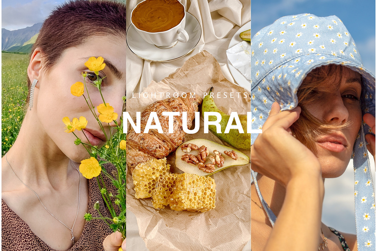 40 LIGHTROOM PRESETS NATURAL, an Action Add-On by Victoria Bee Presets (Photo 1 of 11)