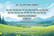 Olas Monto - Cartoon Display Font, a Handwritten Font by twinstd (Thumbnail 9 of 9)