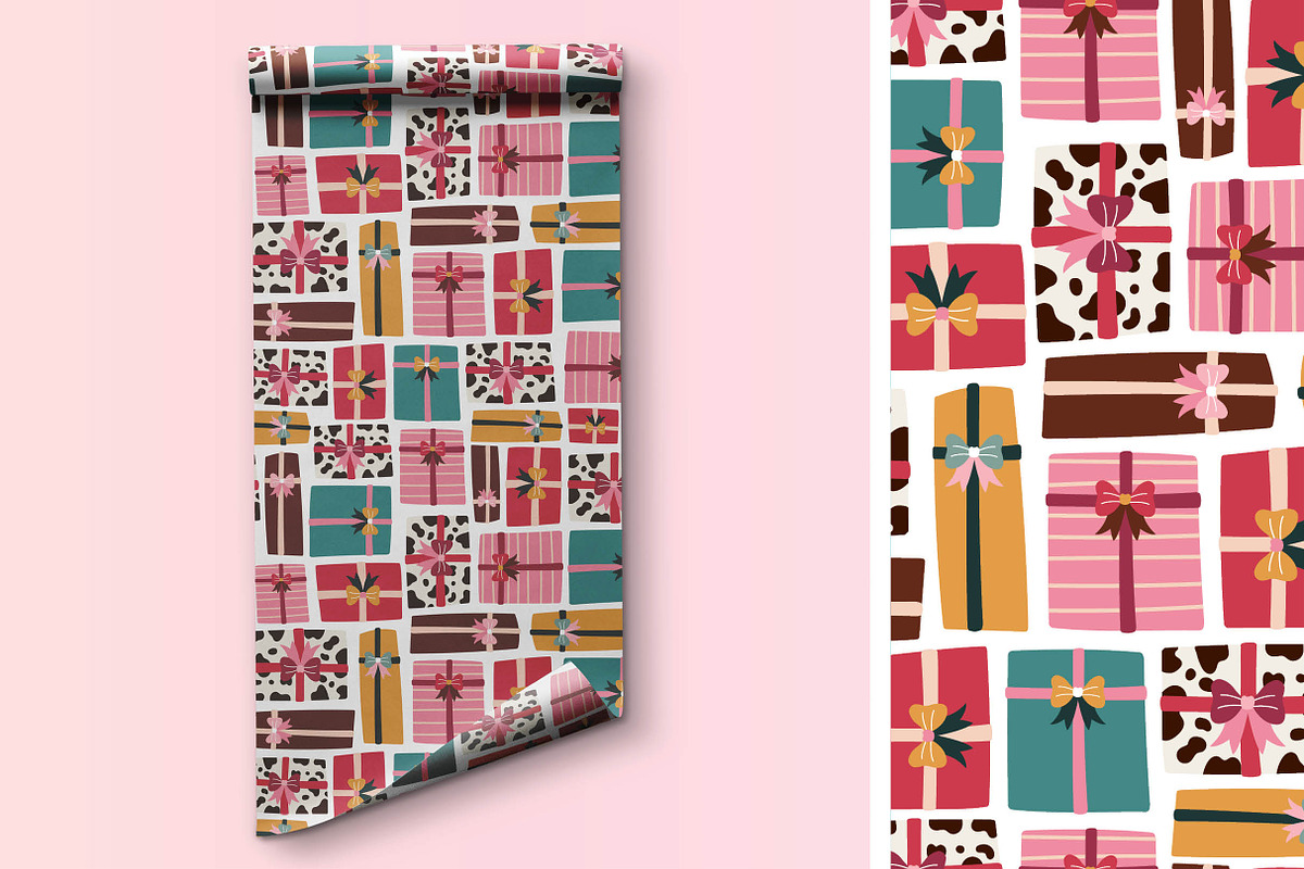 Country Christmas Seamless Patterns, a Pattern Graphic by Alanna Messina Design Co (Photo 8 of 8)