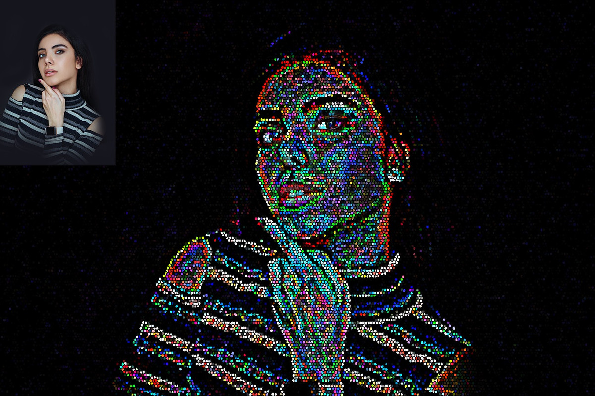 Colorful Pixel Art Action, an Action Add-On by MRI STUDIO (Photo 5 of 14)
