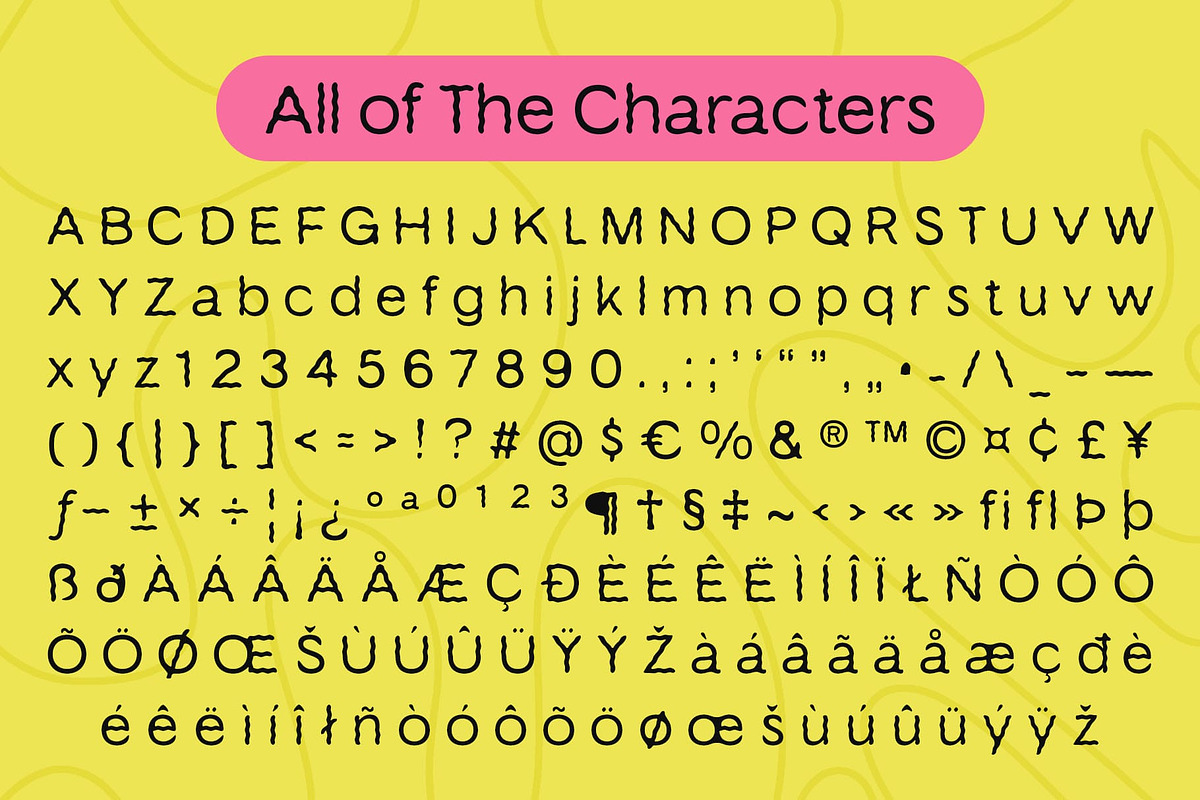 CS Bohemian Drawn, a Sans Serif Font by Craft Supply Co. (Photo 8 of 8)
