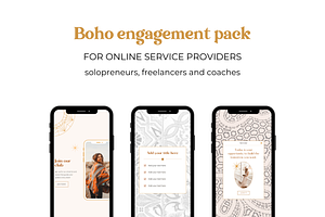 100 Instagram Boho Stories Template