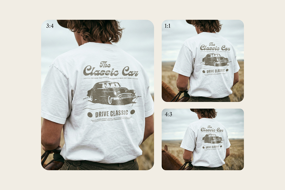 White T-shirt mockup western style, a Shirt Mockup by The Blue Bird (Photo 8 of 8)