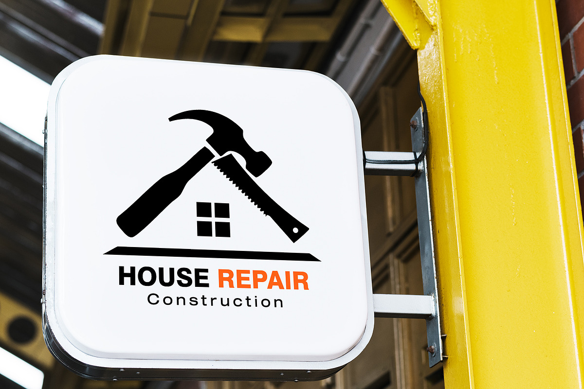 Custom Handyman Logo Template, a Branding & Logo Template by YUDesignStore (Photo 2 of 7)