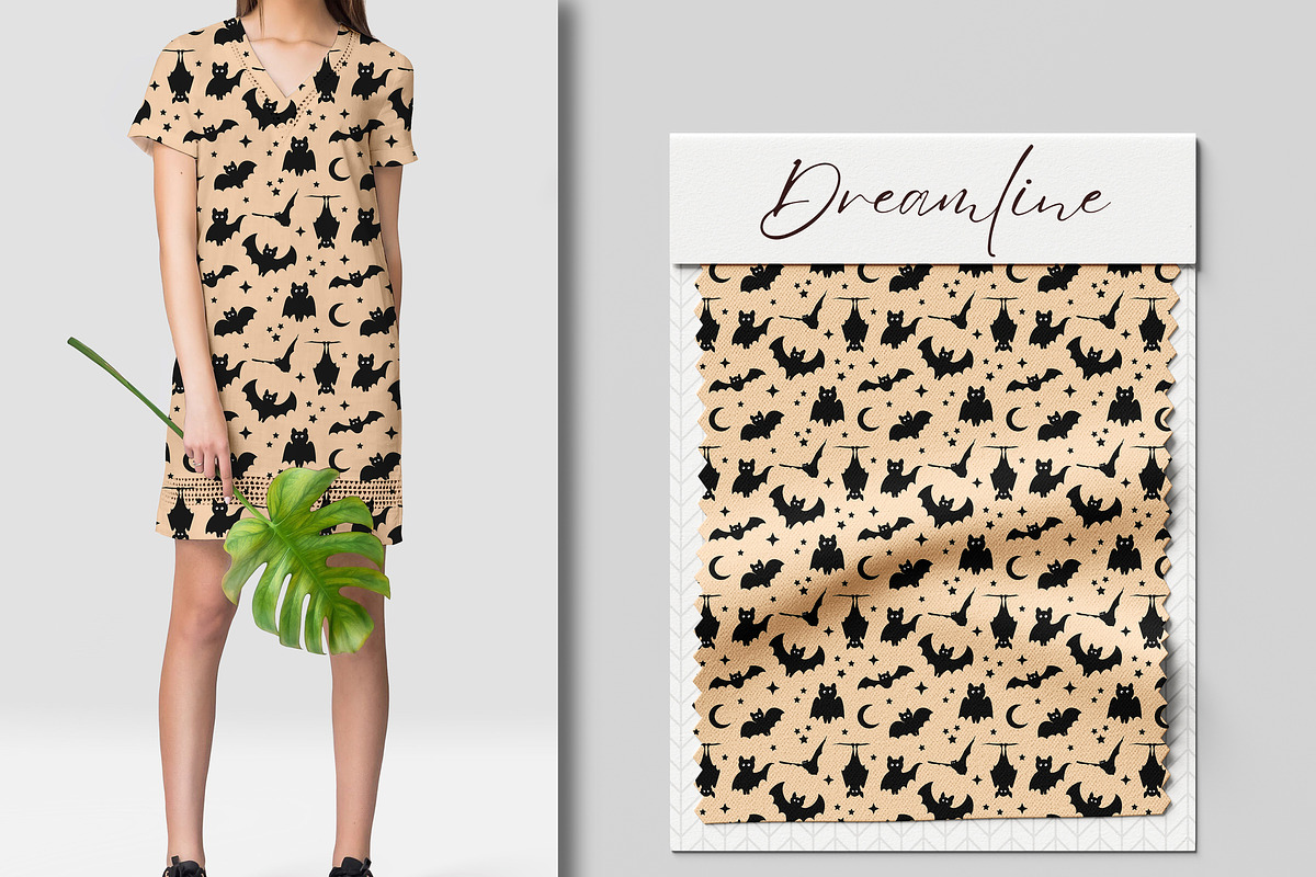 Halloween Seamless Patterns Bundle, a Pattern Graphic by Dreamline Desings (Photo 8 of 8)