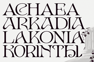 Ark - Psychedelic Art Nouveau Serif