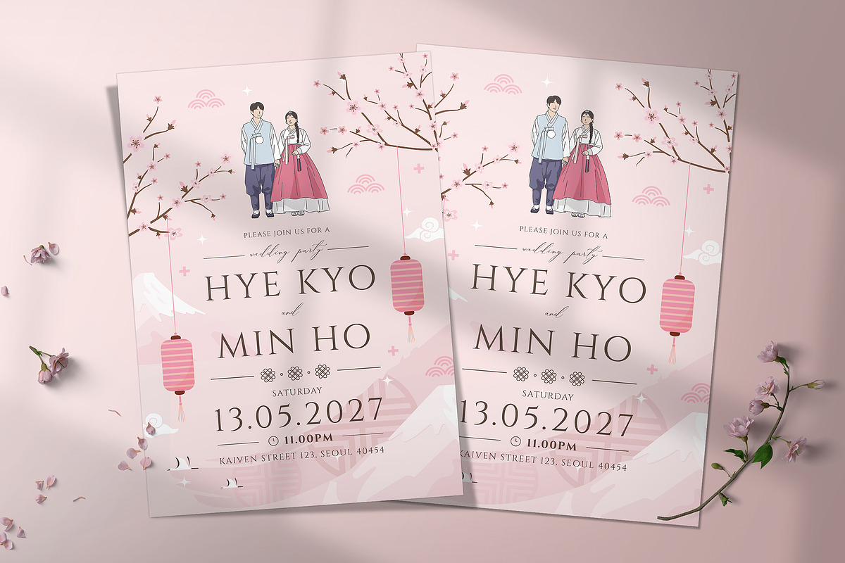 Korea Wedding Invitation, an Invitation Template by Aarley Kaiven (Photo 1 of 2)