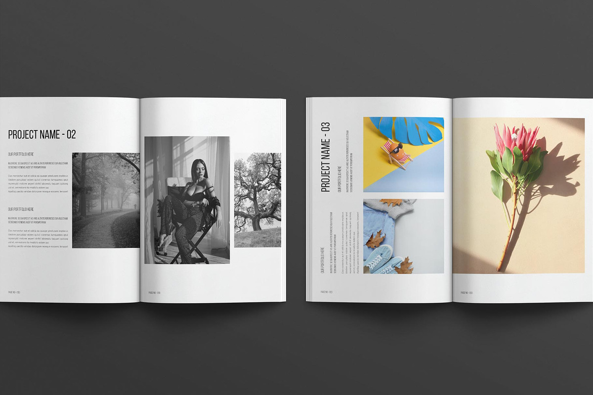 Portfolio Design Template, a Brochure Template by E-Type (Photo 5 of 7)
