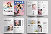 Aesthetic Fashion Magazine Template, a Magazine Template by MightyDesign (Thumbnail 2 of 6)