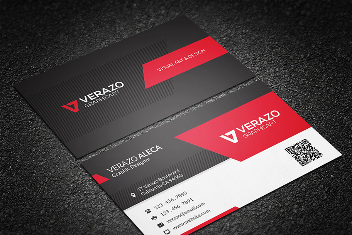 Modern & Stylish Business Card, a Business Card Template by Verazo (Photo 1 of 3)