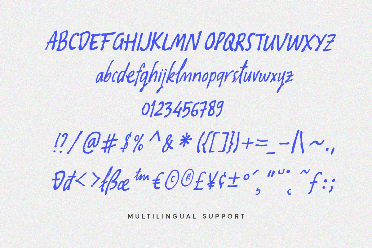 Oliver Whisper Messy Handwritten, a Handwritten Font by Letterhend Studio (Photo 9 of 12)