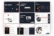 Business Company Profile Template, a Brochure Template by PixelWink (Thumbnail 2 of 3)
