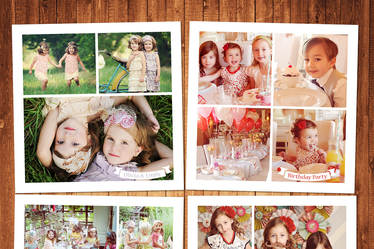Photography Templates Collage Set, a Card Template by DonyDesigns