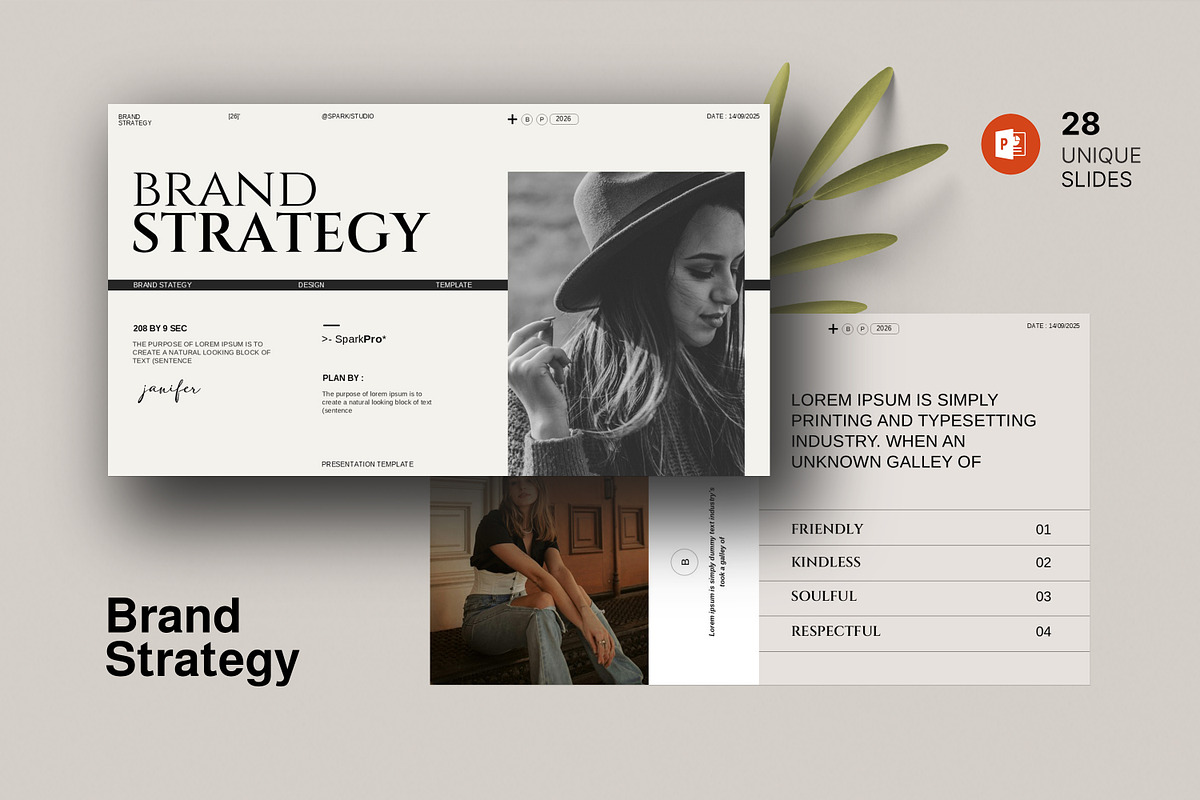 Brand Strategy PowerPoint Template