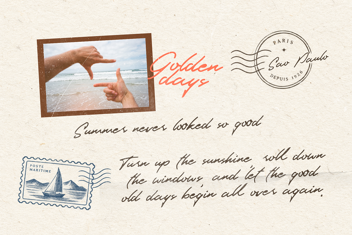 Fracttion Old Signature, a Handwritten Font by Glyphstyle (Photo 4 of 13)