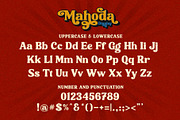 Mahoda Display Retro Serif Font, a Serif Font by Multype Studio (Thumbnail 8 of 11)