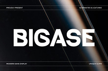 Bigase - Modern Sans Display Font