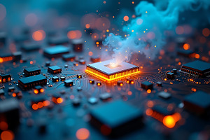 Advanced technology microchip proces, a Technology Photo by Artonix