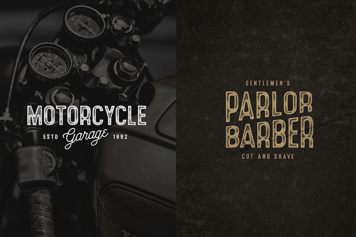 Roestica Vintage Sans Typeface preview 7
