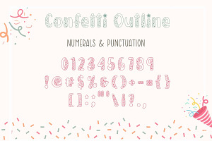 Confetti - Display Font Duo