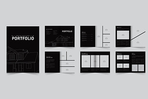 Architecture and interior portfolio, a Brochure Template by Kazi Hossain