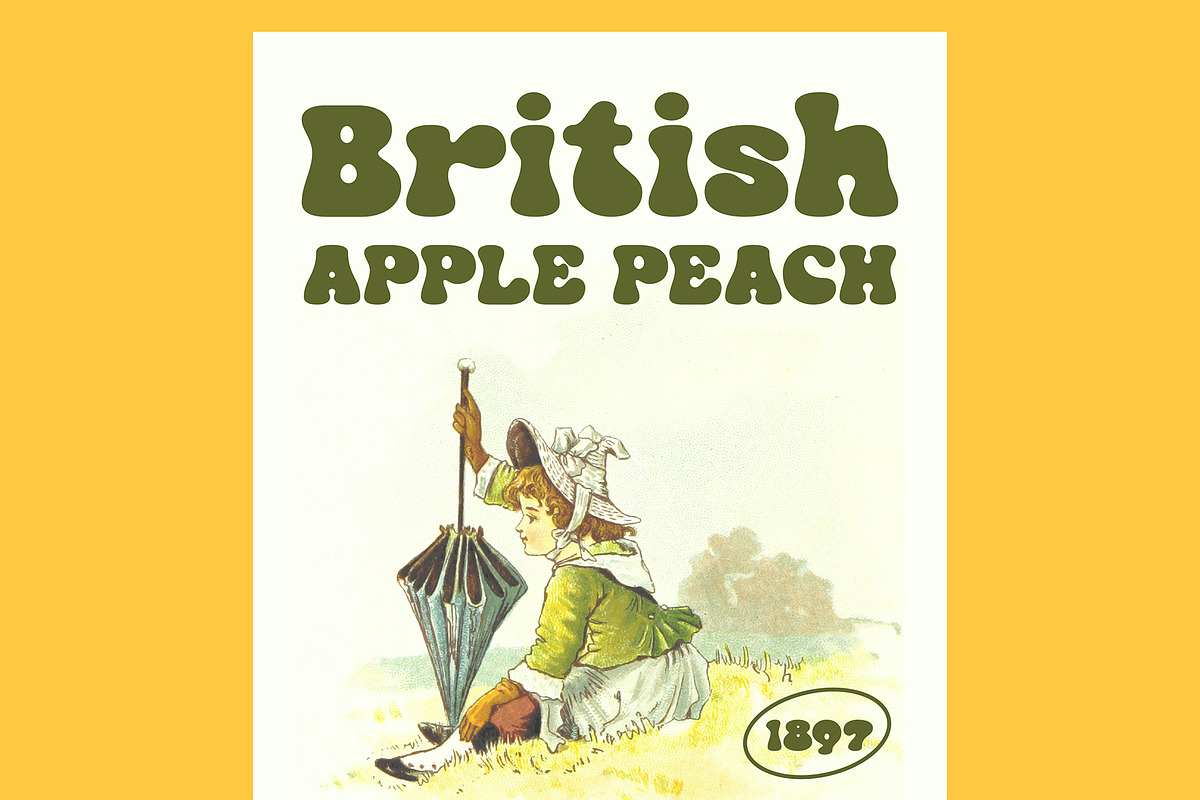 Apple Peach | Playful bubble Font, a Sans Serif Font by roomspace creative lab (Photo 8 of 14)