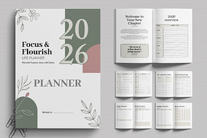 Daily Planner for Productivity, a Stationery Template by MightyDesign