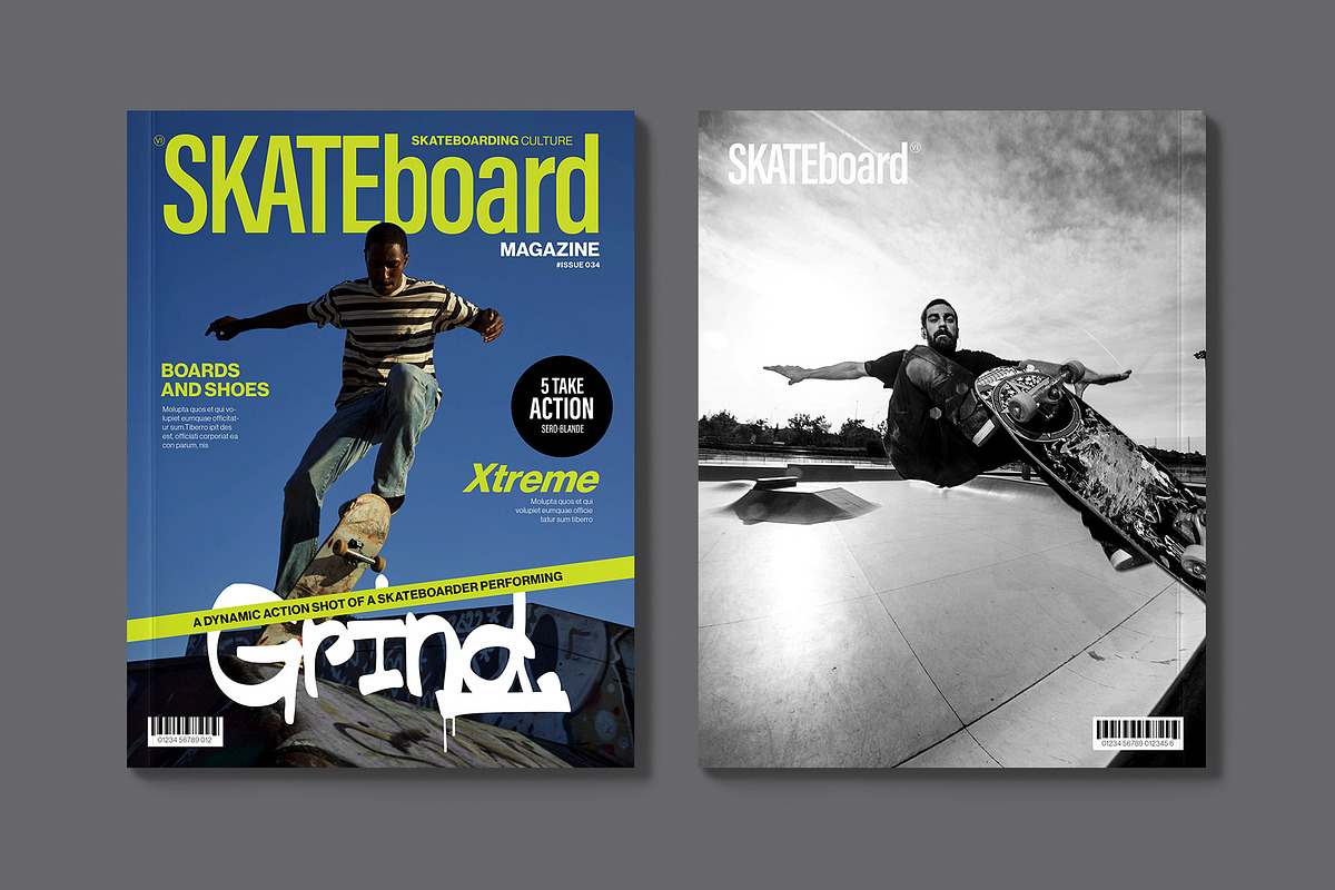 Skateboarding Magazine Template, a Magazine Template by BrandPacks (Photo 4 of 5)
