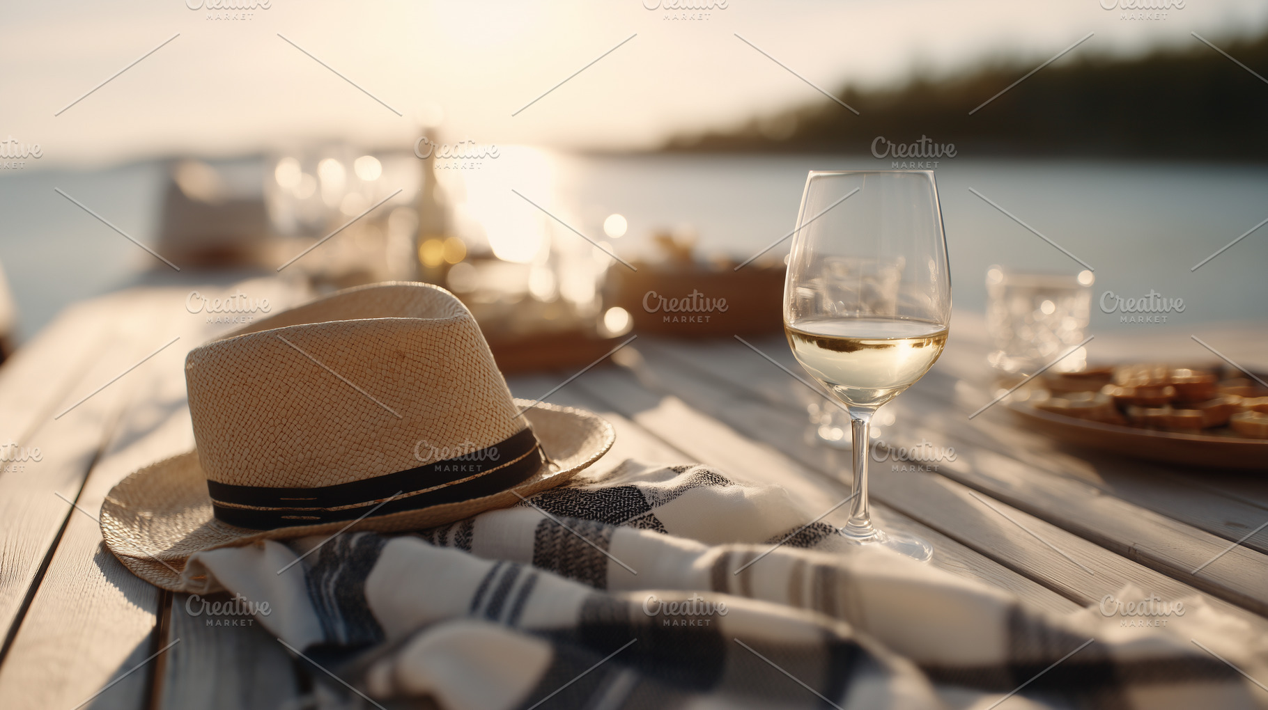 Relaxing outdoor scene with straw, a Nature Photo by MistyDay