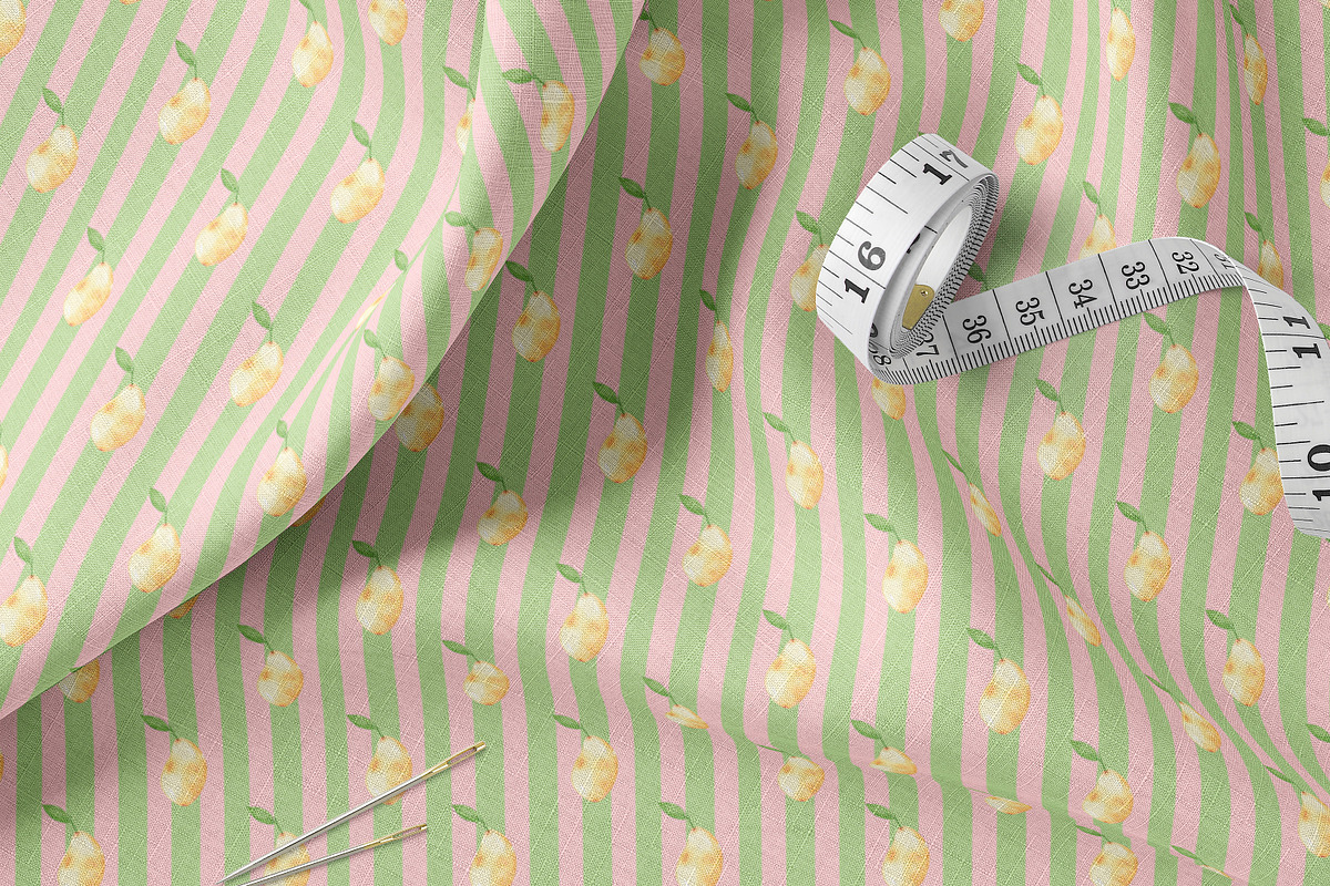 Watercolor Mango Seamless Pattern, a Pattern Graphic by Oksana Dovhopol Art (Photo 4 of 11)