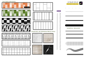 Procreate Isometric Room Brush Pack