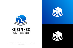 Modern Real Estate Home Logo, a Branding & Logo Template by Shahjhan