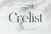 Crelist || Serif Font, a Serif Font by Idea Studio (Thumbnail 1 of 10)