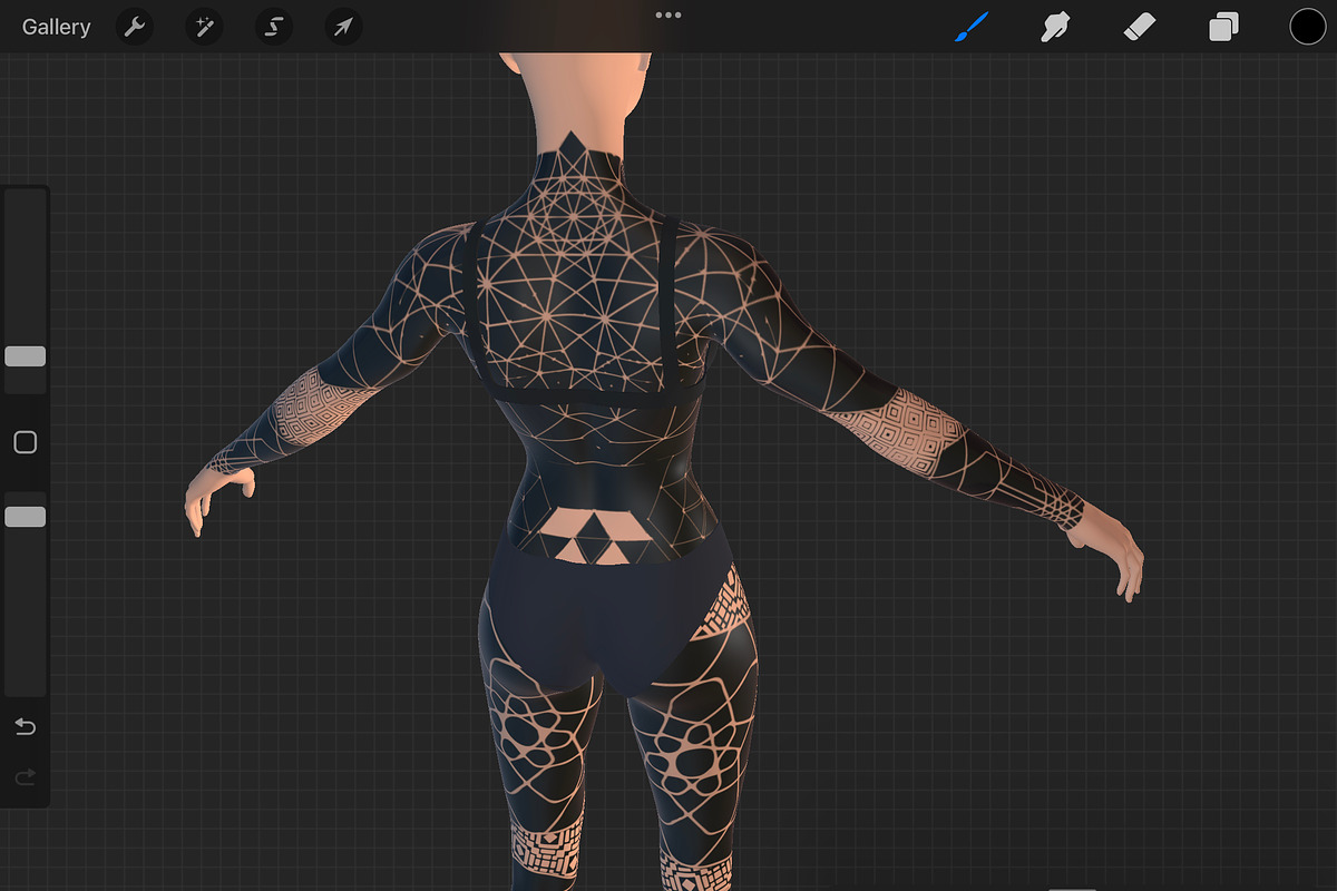 Procreate 3d Model -Full Body Female, a Characters & Person 3D Model by Procreate3dStudio (Photo 2 of 3)