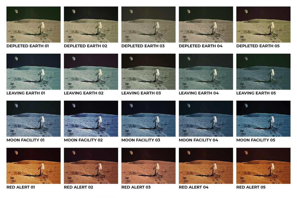 20 Moon Mission Lightroom Presets, a Preset Add-On by skybluecreative (Photo 3 of 10)