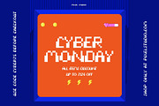 Glyph Galaxy - Retro Video Game Font, a Sans Serif Font by HipFonts (Thumbnail 8 of 10)