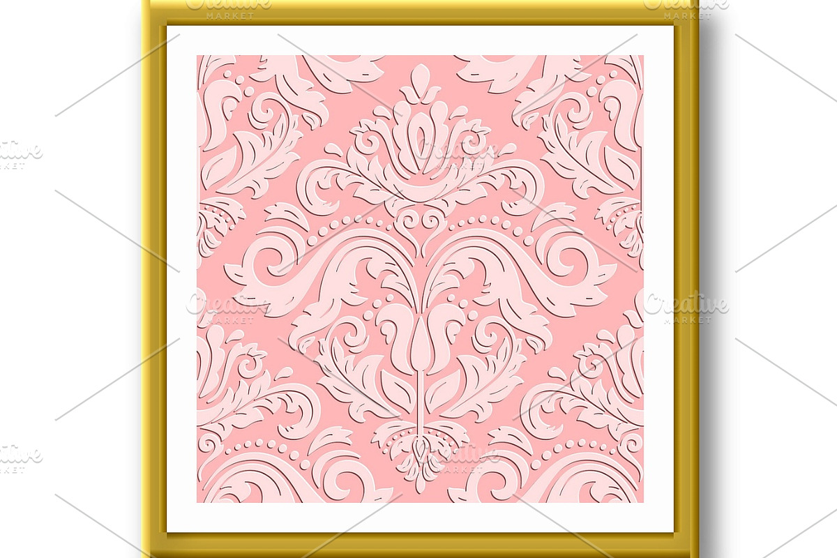 Seamless Vector Orient Pattern With, a Decorative Illustration by FineArtStudio (Photo 2 of 3)