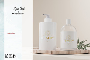 Spa Set Mockup