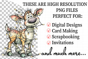 Quirky Christmas Reindeer Clipart, an Illustration by Daily.Designs (Thumbnail 2 of 5)