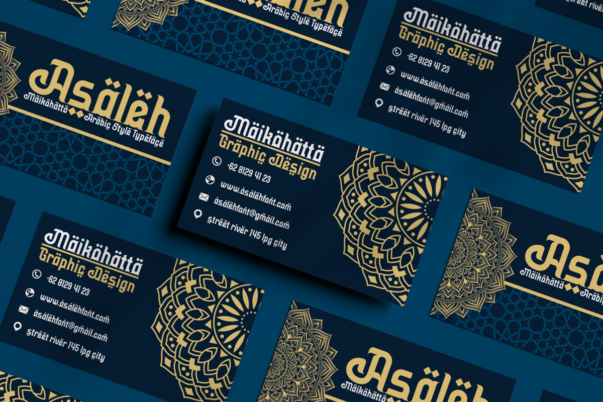 Asaleh - Arabic Style Typeface, a Script Font by MaikoHatta (Photo 7 of 7)