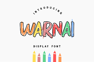 WARNAI - Display Font