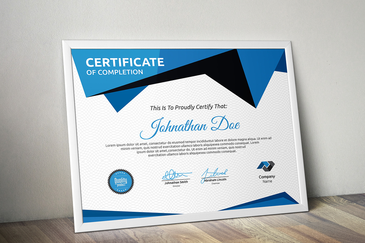 Certificate, a Stationery Template by Curve Design (Photo 2 of 3)