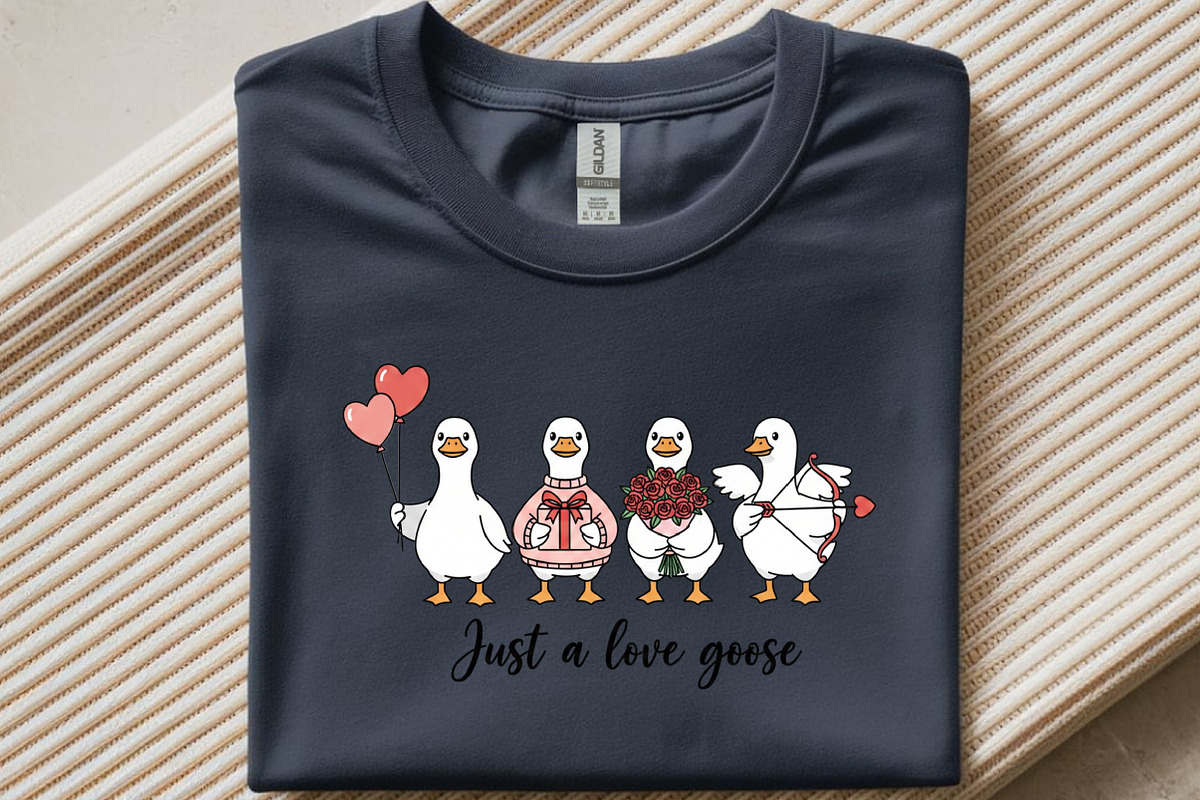 Just a love goose Png, Valentine Goo, an Illustration by SinaCreation (Photo 3 of 11)