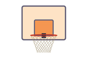 Basketball element. Game, an Object Illustration by Things for designers