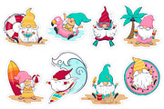 74 Gnomes Stickers and Clip art, a Person Illustration by Boo Guevara Shop (Thumbnail 9 of 14)