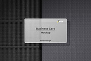 Transparent Business Card Mockup, an Advertising Mockup by Graphicbars (Thumbnail 8 of 13)