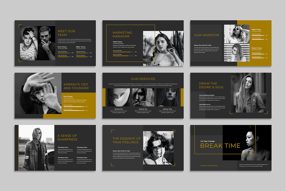 Karasu - Minimalist Google Slides, a Presentation Template by kerismaker (Photo 3 of 5)